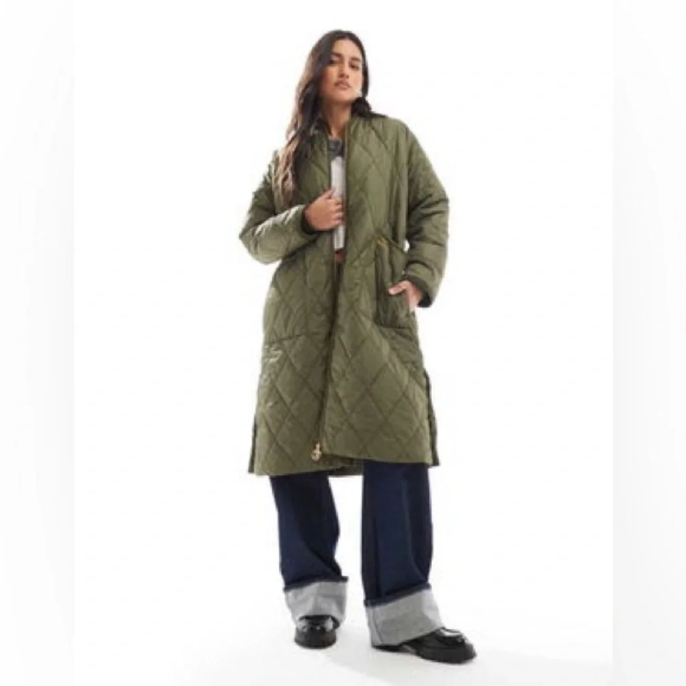 Long Quilted Jacket - Picture 3 of 5